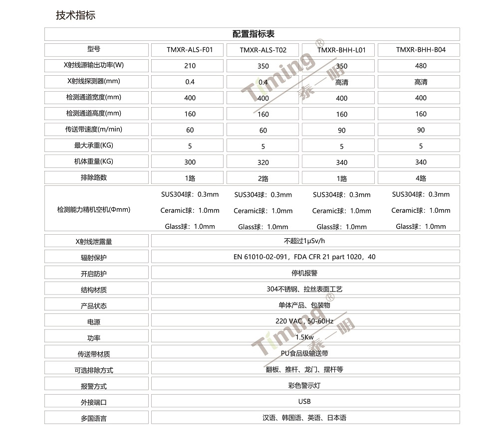 X光异物检测机